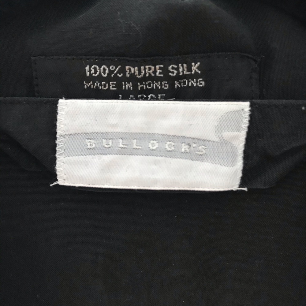 Vintage silk button up - Picture 5 of 9